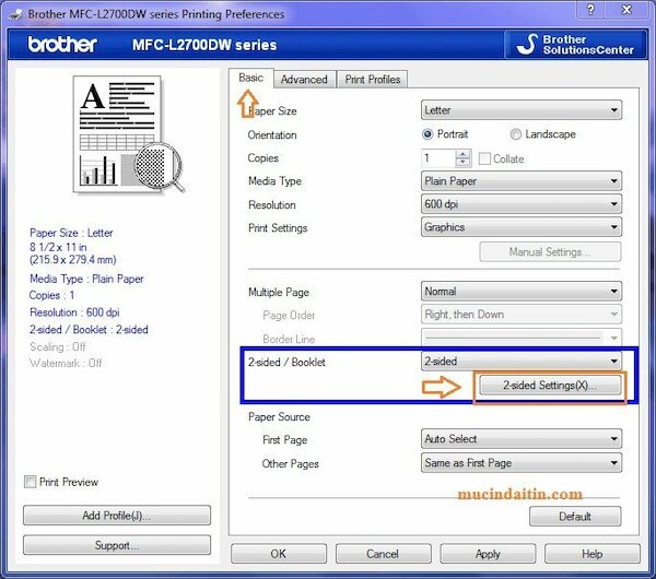 Cách in 2 mặt không bị ngược đầu trong file PDF